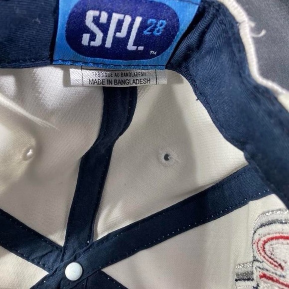 ☀️ Vintage St. Louis Rams NFC Champions 1999-2000 Dad Hat OSFA White 90 Y2K STL - Picture 6 of 6